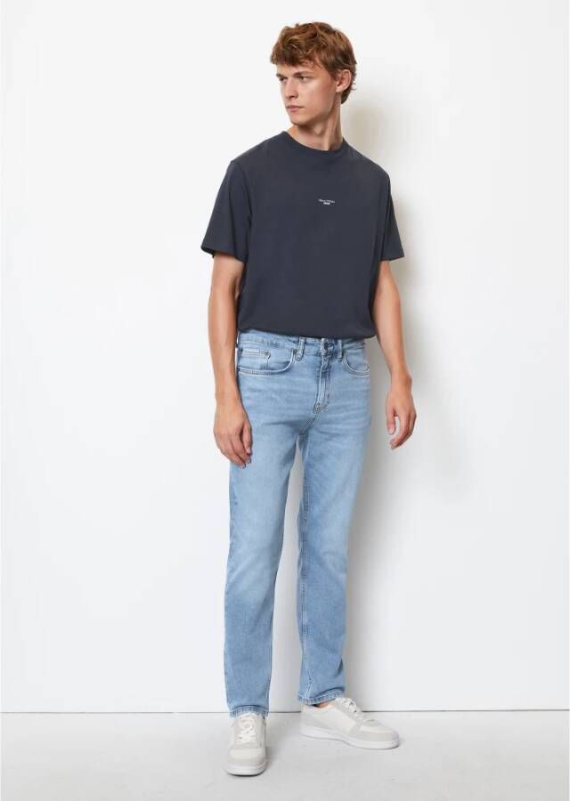 Marc O'Polo Linus jeans in een slanke taps toelopende pasvorm Blauw Heren