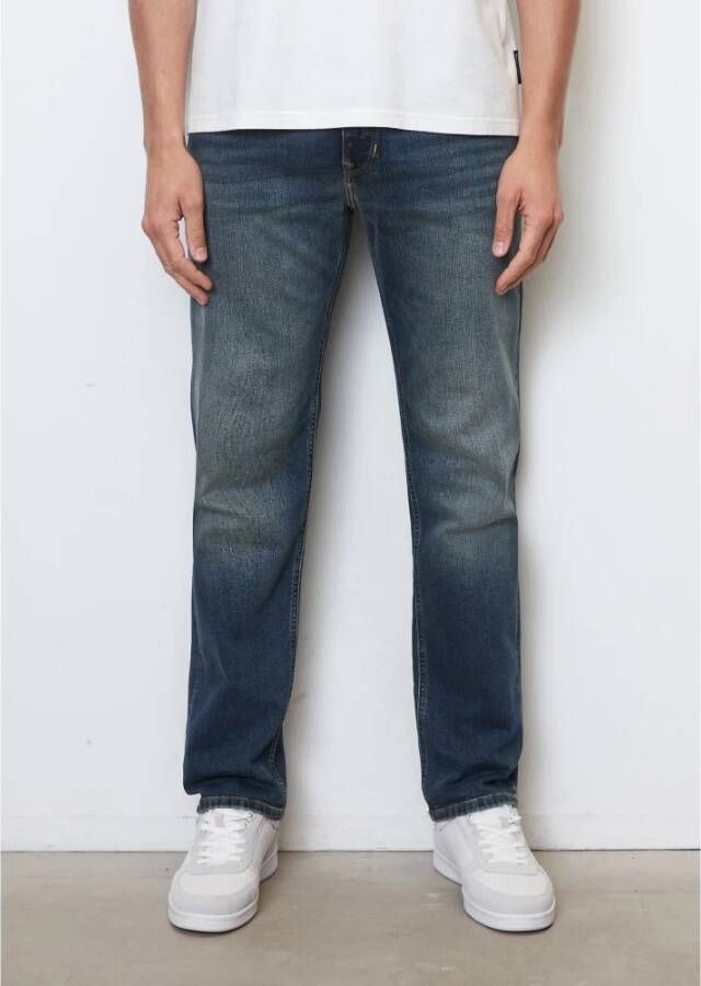 Marc O'Polo Straight Jeans Blauw Heren