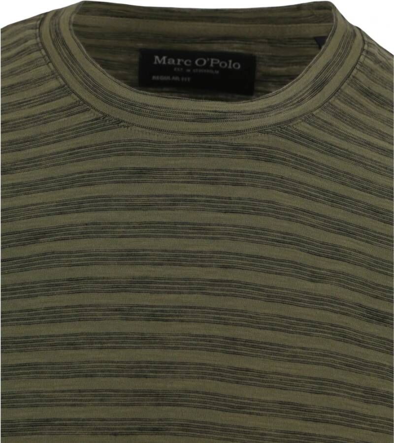 Marc O'Polo T-Shirts Groen Heren