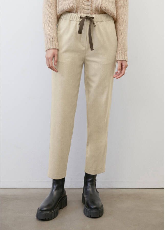 Marc O'Polo Slim-fit broek Beige Dames
