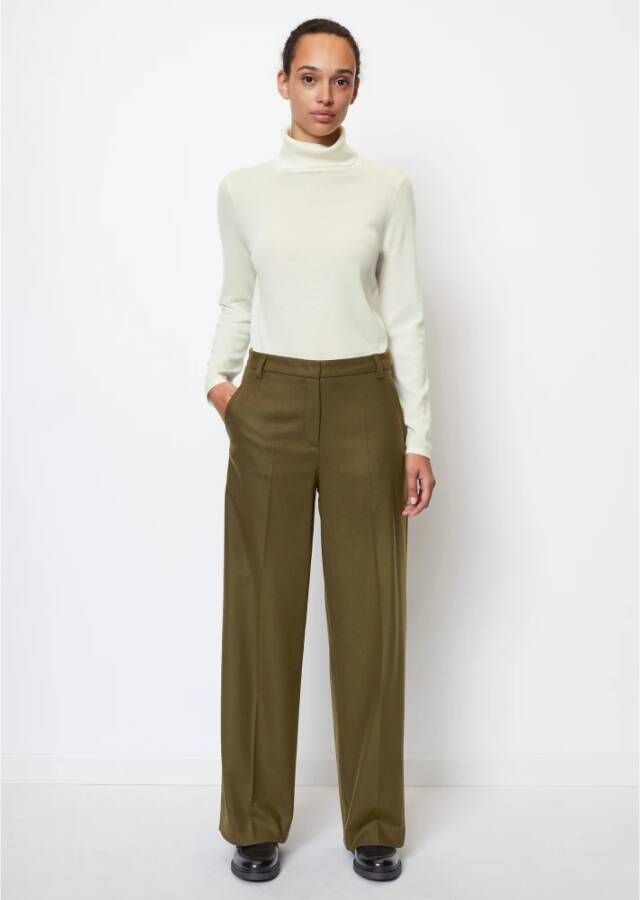 Marc O'Polo Trousers Groen Dames