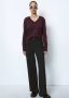 Marc O'Polo DENIM Stoffen broek van viscosemix met stretch en bandplooien - Thumbnail 2