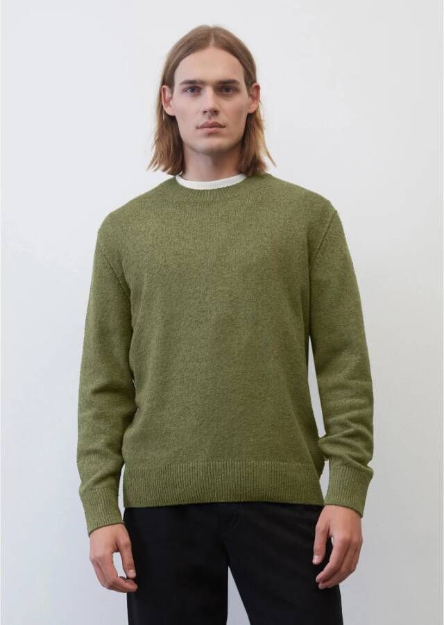 Marc O'Polo Truien met ronde hals Groen Heren
