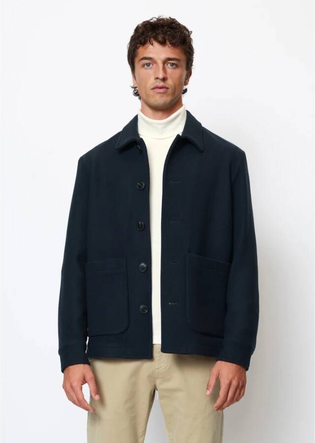Marc O'Polo Winter Jackets Blauw Heren