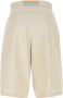 Marcelo Burlon Arena Katoenen Bermuda Shorts Beige Heren - Thumbnail 2