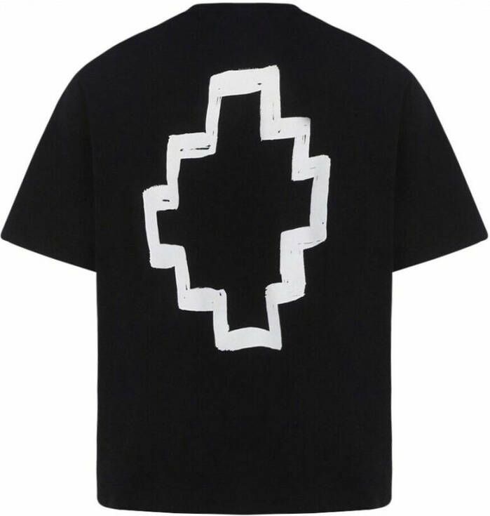 Marcelo Burlon Ss22 Katoenen T-Shirt Zwart Heren