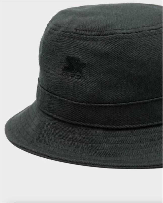 Marcelo Burlon Street Style Bucket Hat Zwart Heren