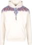 Marcelo Burlon Heren Katoenen Sweatshirt met Tricolor Logo Print Beige Heren - Thumbnail 5