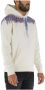 Marcelo Burlon Heren Katoenen Sweatshirt met Tricolor Logo Print Beige Heren - Thumbnail 3