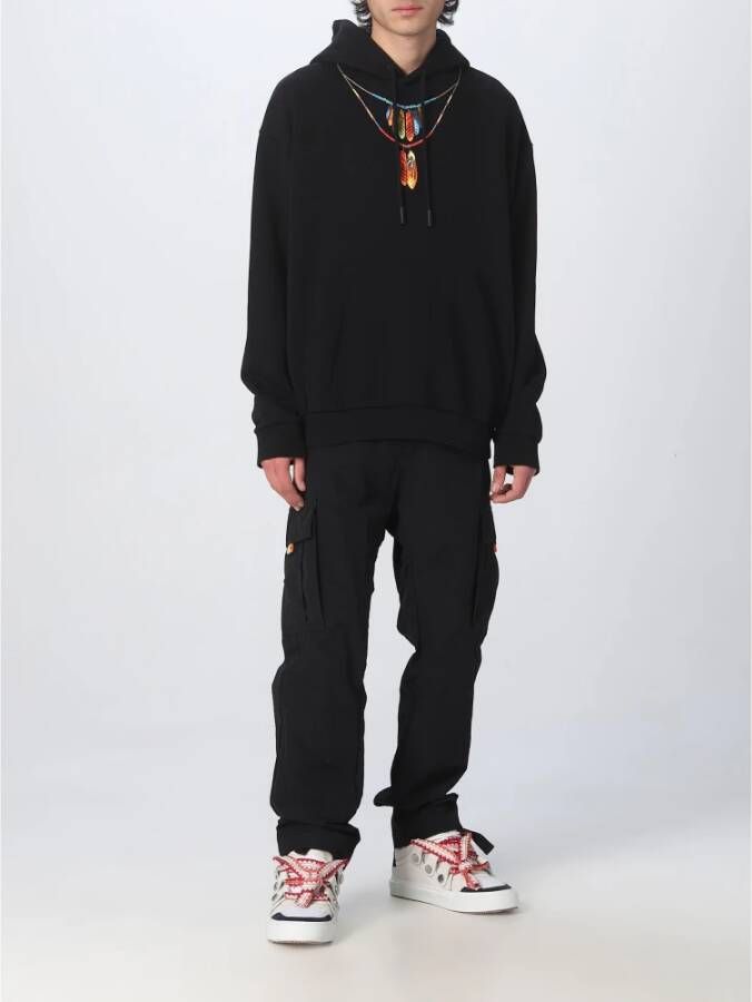 Marcelo Burlon Veren Ketting Hoodie voor Heren Zwart Heren