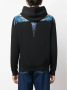 Marcelo Burlon Zwarte en Lichtblauwe Lunar Wings Hoodie Black Heren - Thumbnail 2