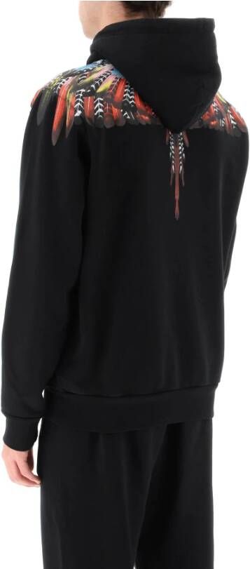 Marcelo Burlon Grizzly Wings Hoodie Zwart Heren