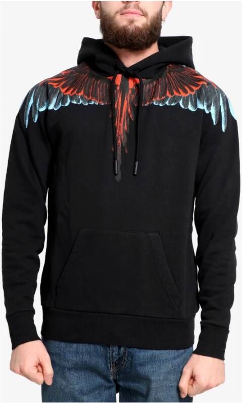 Marcelo Burlon County of Milan Hoodie met grafische print Zwart - Foto 6