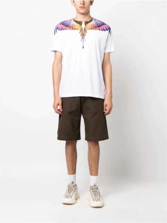 Marcelo Burlon Icon Wings Regular T-Shirt White Heren