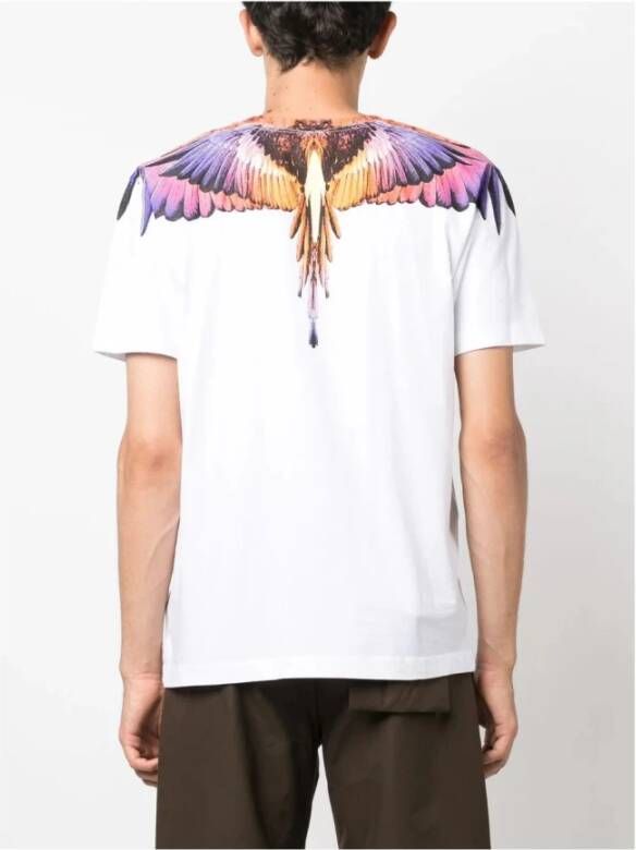 Marcelo Burlon Icon Wings Regular T-Shirt White Heren