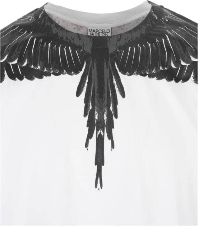 Marcelo Burlon County of Milan T-shirt met vleugelprint Wit - Foto 7