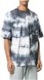 Marcelo Burlon COM Logo Tie-Dye Oversize T-Shirt Grijs Heren - Thumbnail 4