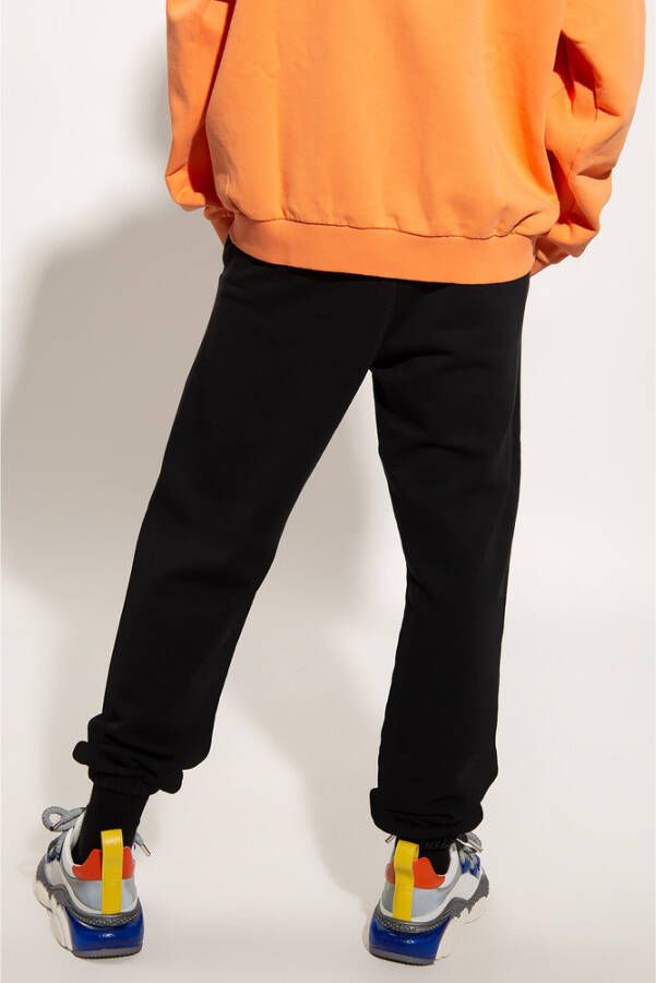 Marcelo Burlon Trainingsbroek met logo Zwart Heren
