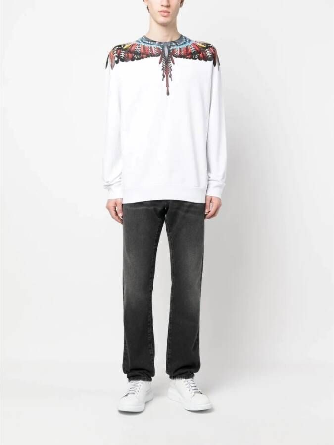 Marcelo Burlon County of Milan Sweater met print Wit - Foto 5