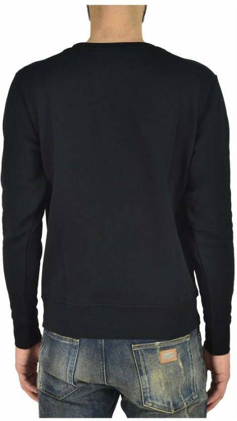 Marcelo Burlon Trainingsshirt Multicolor Print Comfortabele Pasvorm Zwart Heren
