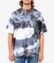 Marcelo Burlon COM Logo Tie-Dye Oversize T-Shirt Grijs Heren - Thumbnail 2