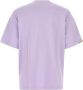 Marcelo Burlon Lila Katoenen Oversized T-shirt Purple Heren - Thumbnail 2