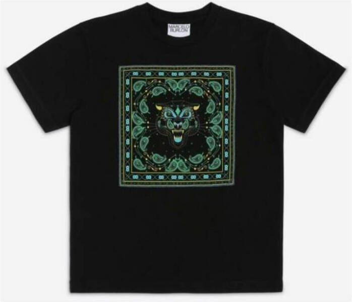 Marcelo Burlon County Of Milan Kids T-shirt met print Zwart - Foto 3
