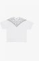 Marcelo Burlon Bandana Oversized T-shirt Wit Zwart White Heren - Thumbnail 2