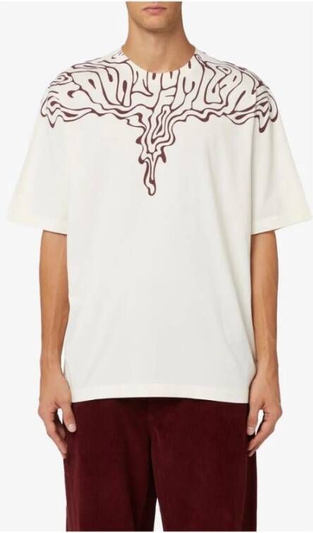 Marcelo Burlon T-Shirts Wit Heren