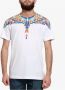 Marcelo Burlon Multicolor Wing Print Tops voor Heren White Heren - Thumbnail 2