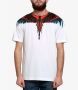 Marcelo Burlon T-shirts en Polos met Multicolor Vleugelprint White Heren - Thumbnail 4