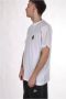 Marcelo Burlon Wit en Rood Logo T-shirt voor Heren White Heren - Thumbnail 2