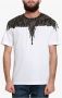 Marcelo Burlon Dieren Vleugel Print Tops White Heren - Thumbnail 2