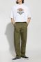 Marcelo Burlon Vertigo Mushroom Print Wit T-Shirt White Heren - Thumbnail 3