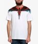 Marcelo Burlon T-shirts en Polos met Multicolor Vleugelprint White Heren - Thumbnail 2