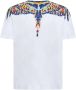 Marcelo Burlon Multicolor Wing Print Tops voor Heren White Heren - Thumbnail 3