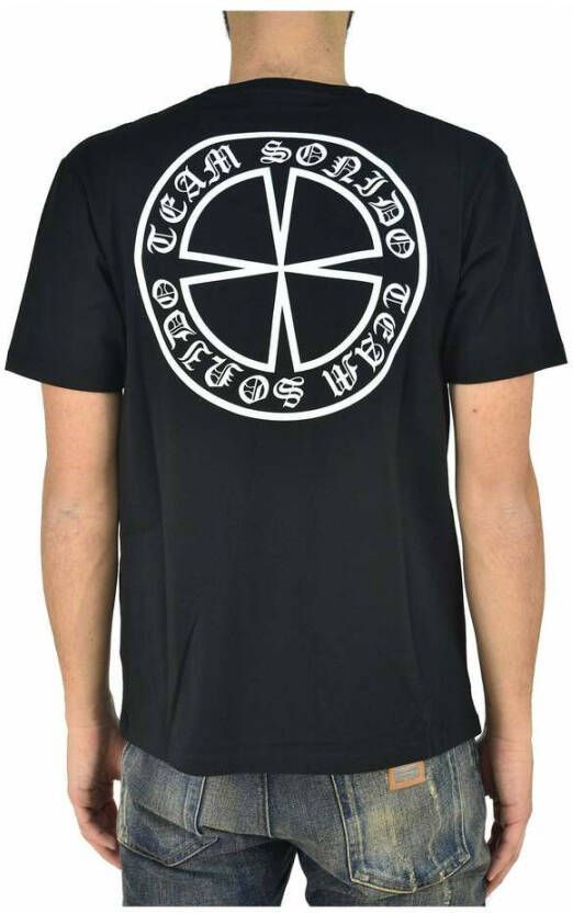 Marcelo Burlon Gekleurde Bedrukte T-Shirt voor Heren Zwart Heren