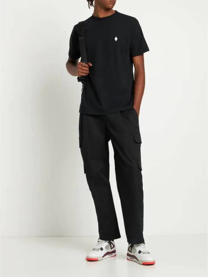 Marcelo Burlon Cross Regular T-shirt Zwart Wit Zwart Heren