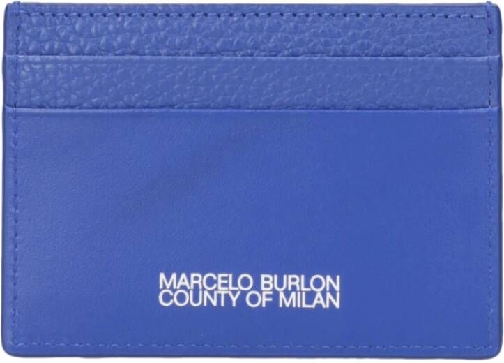Marcelo Burlon Wallets & Cardholders Blauw Heren