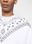 Marcelo Burlon Wit Zwart Bandana T-Shirt White Heren - Thumbnail 2
