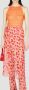 Marco Rambaldi Lips Wrap Beach Skirt Orange Dames - Thumbnail 2