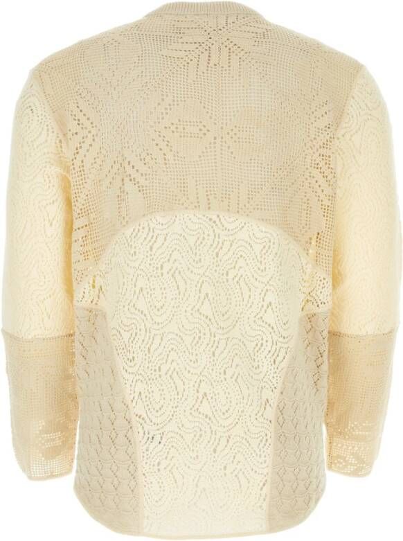 Marine Serre Casual overhemd Beige Heren