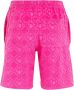 Marine Serre Sportieve Roze Katoenen Shorts Pink Heren - Thumbnail 2