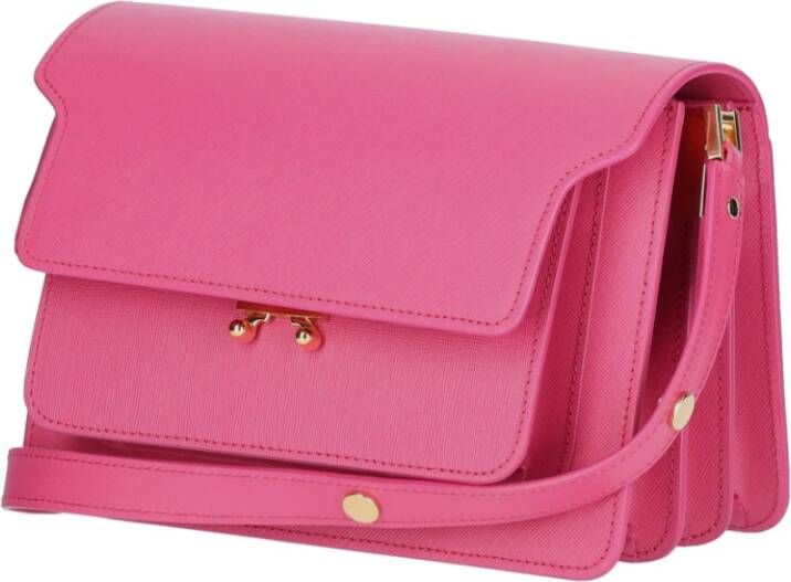 Marni Elegante Roze Cross Body Tas Roze Dames