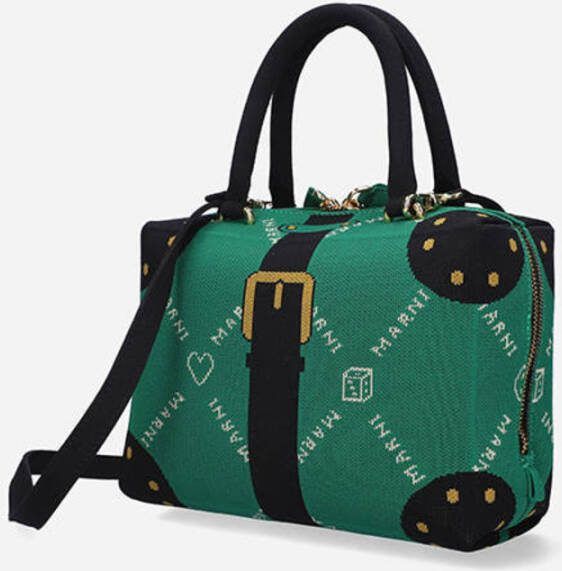 Marni Cubic Bag Bmmp0094A1 P4601 Z2Q08 Groen Dames