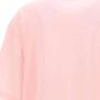 Marni Dames Roze Organisch Katoenen T-Shirt met Zwart Logo Pink Dames - Thumbnail 3