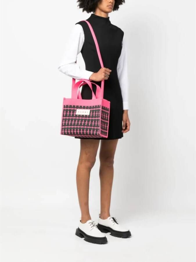 Marni Fuchsia Handtas Stijlvolle accessoire voor moderne vrouwen Roze Dames