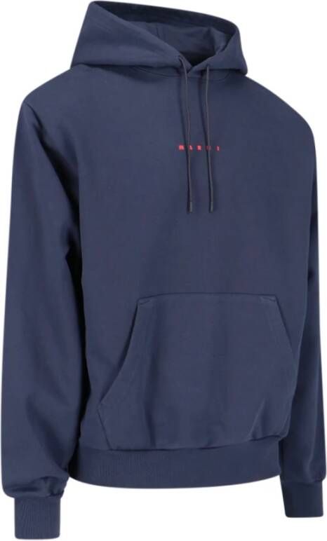 Marni Comfortabele en stijlvolle hoodie voor heren Blauw Heren