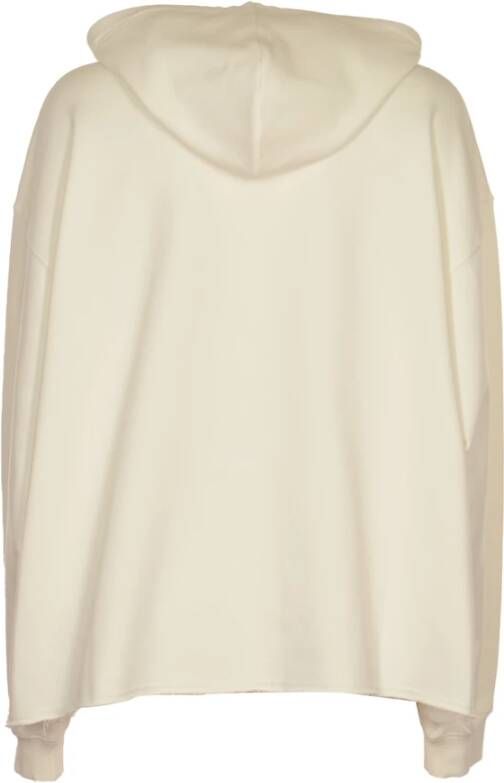 Marni Comfortabele gebreide hoodie voor vrouwen Wit Dames