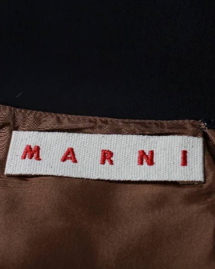 Marni Pre-owned Cotton bottoms Black Dames